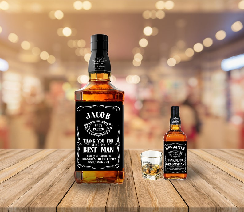 Whiskey Label / Jack Labels / Proposal / Liquor Labels / Best | Etsy