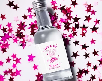 Set of 12 Bottle Labels | Bachelorette Party Favors | Mini Shot Labels | Liquor Labels | Shooter Labels | Western Party Favor | Cowgirl Bach