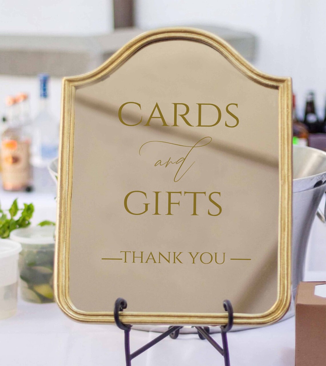Cards and Gifts - Thank You Sign Decal | Wedding Sign | Decals for Sign ...