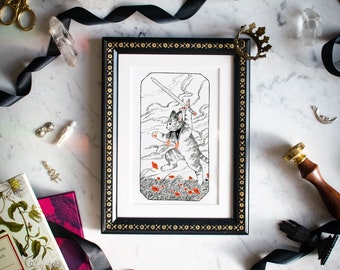 Knight of Swords Art Print