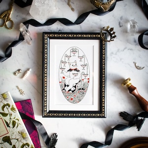 Nine of Cups Art Print
