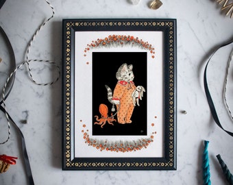 Art Print- "Nap Time"