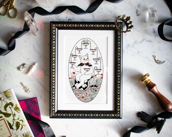Discontinued - Art Print - "Nine of Cups"
