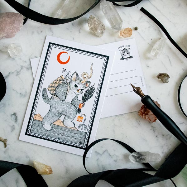 Postcard - Art - "Krampus"