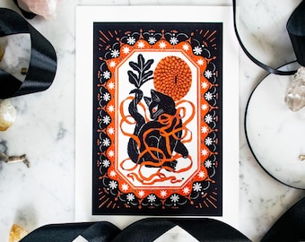 Discontinued - Art Print - "Cat Portrait"