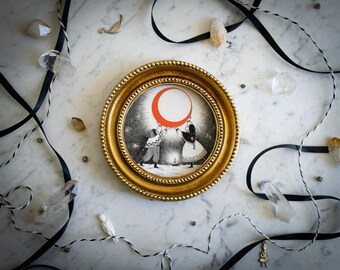 Seconds - Art Print - "Crescent Moon"