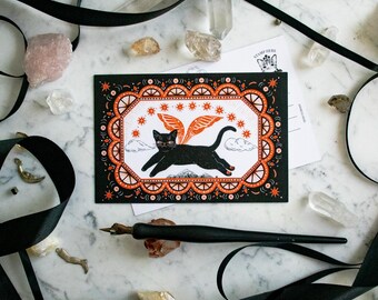 Postcard - Art - "Rainbow Bridge"