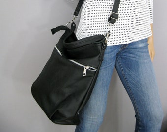 BLACK LEATHER HOBO, sale-20%, Spring sale,  Everyday Hobo Bag,  Bag Crossbody Bag - Everyday Leather Boho, Shoulder Bag