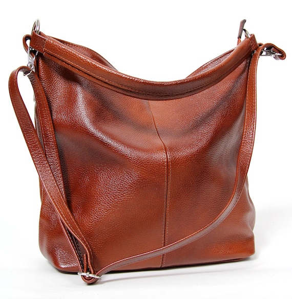 Brown Leather Hand Bag Large Ladies Authentic Purse by lolaadeoti - Han -  Afrikrea