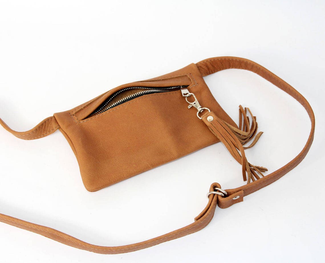 Leather Fanny Pack Belt Bag Fanny Pack Leather Hip Bag Etsy