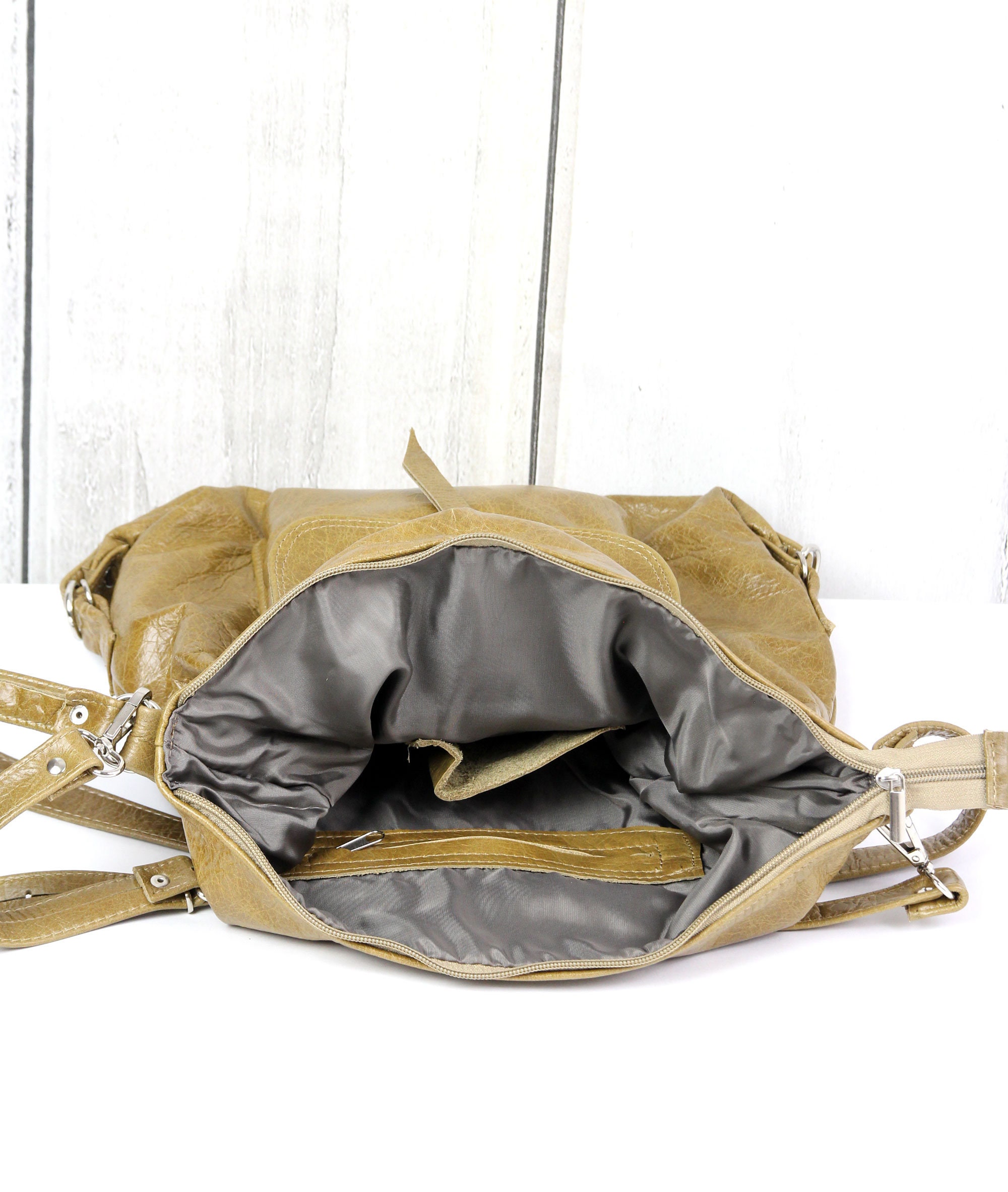 Mustard CONVERTIBLE BACKPACK Backpack Purse Everyday Bag Leather Yellow Backpack Leather Backpack Woman Backpack Etsy Canada