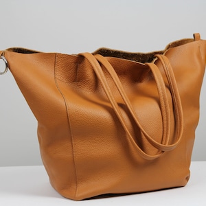Oversized tote shoulder bag, Extra Large tote bag, Everyday handbag for women, Large leather tote bag, Work and travel leather bag