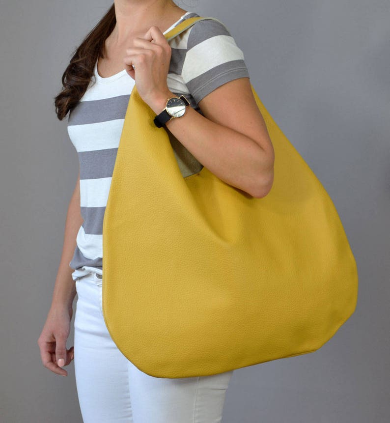 yellow hobo purse