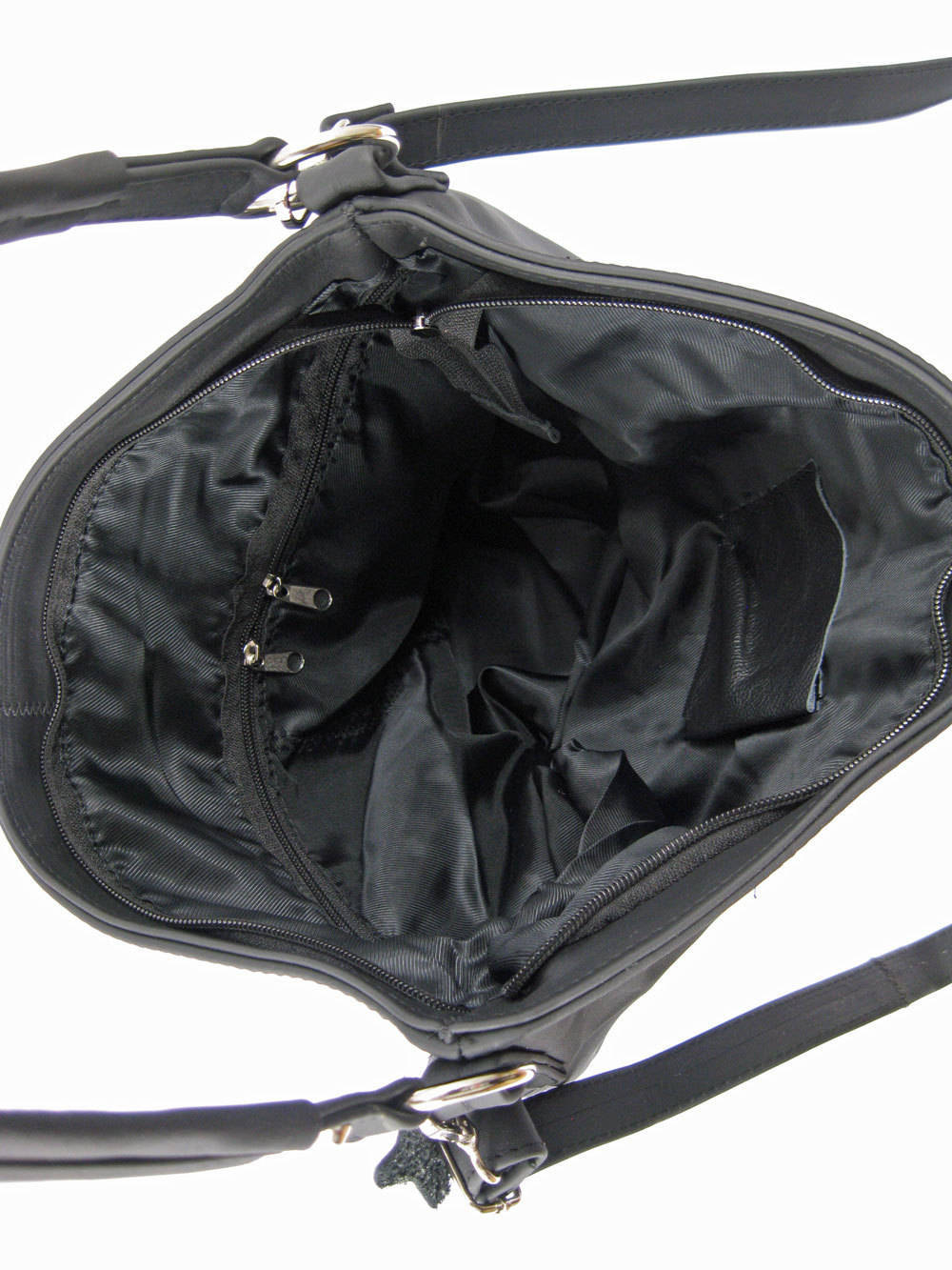 BLACK LEATHER HOBO Bag Large Crossbody Bag Everyday Leather Etsy