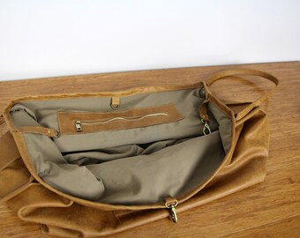 SILVER BAG LEATHER , Women Soft Leather Bag, Big Bag, Shoulder Bag
