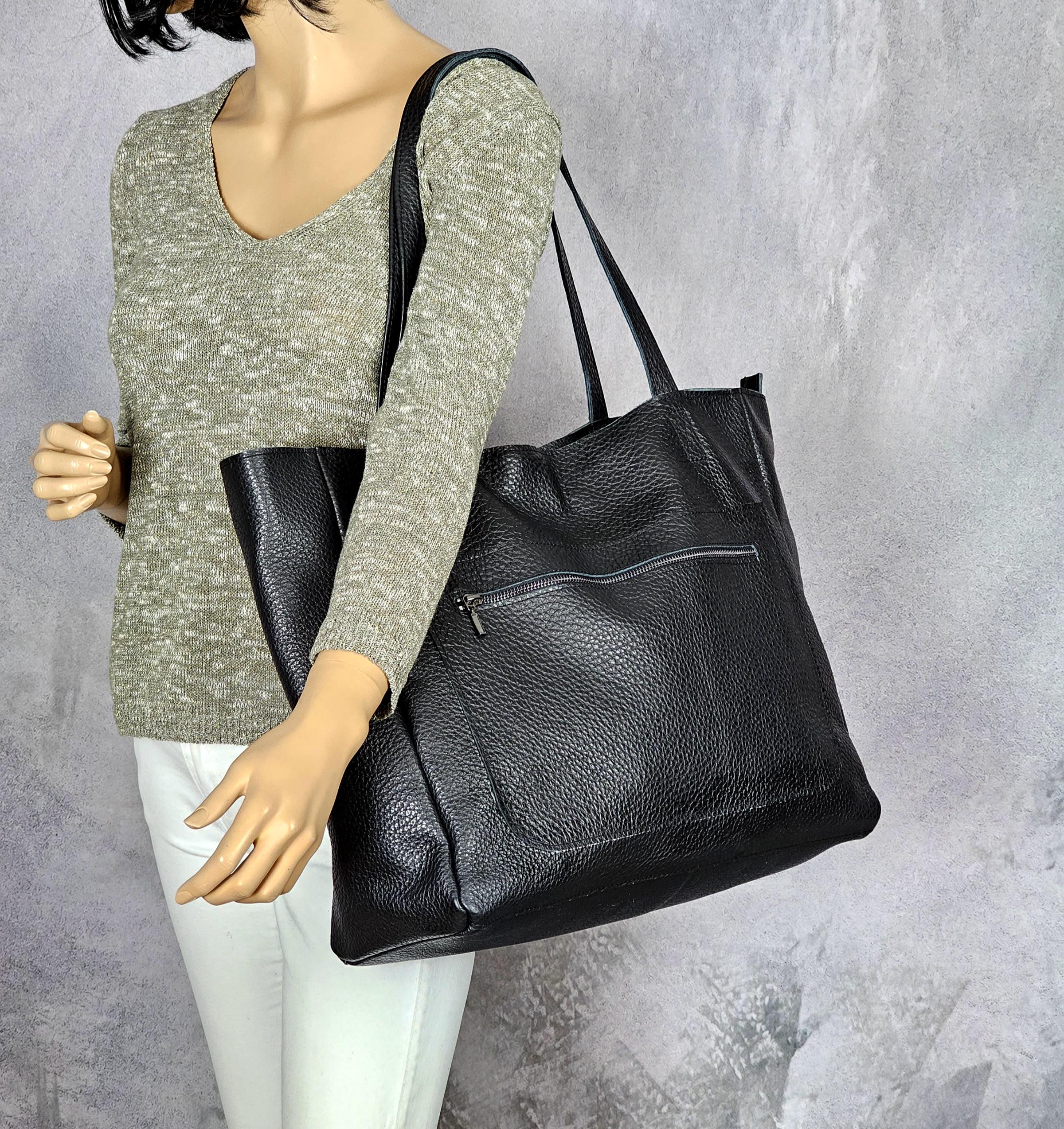 トートバッグ BLACK LEATHER TOTES 8250BAG_858_1.jpg?v=1748848999