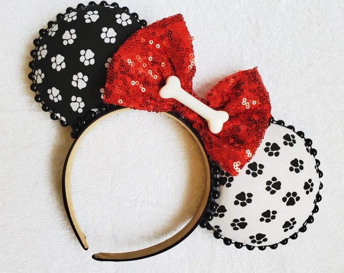 101 Dalmatians Mouse Ears Cruella Deville Mouse Ears Dog Lover Etsy
