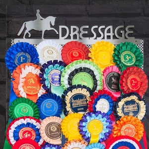 Rosette Holder - Rosette Hanger - Rosette Display - Equestrian Rosette Display -Gifts For Equestrians - Dressage Rosette Holder