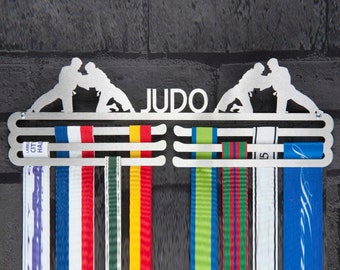 Medal Hanger - Medal Holder – Medal Display – Martial Arts Gifts – Male Judo Medal Hanger - Judo Medal Display - Judo Gifts