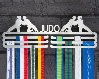 Judo Medal Display - Judo Medal Hanger -  Judo Medal Holder – Medal Display – Martial Arts Gifts – Female Judo Medal Hanger - Judo Gifts