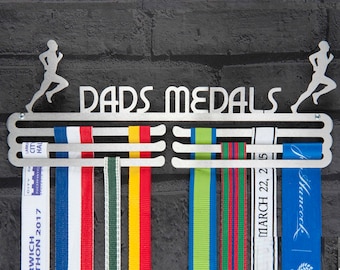 Medal Hanger - Medal Holder – Medal Display - Gifts For Runners - Medal Rack - Running Medal Holder - Running Medal Hanger- Gifts For Dad