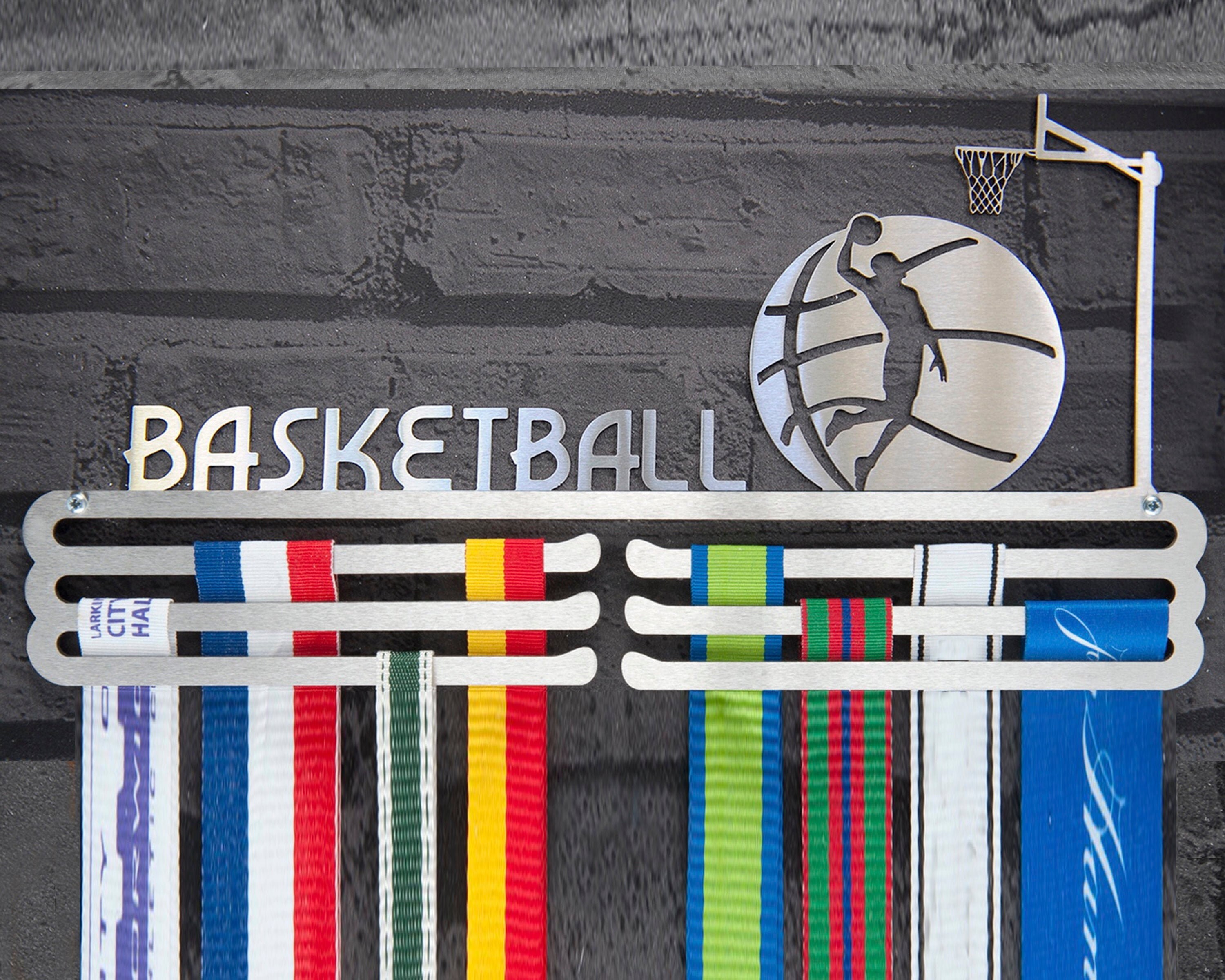 Medal Hanger Medal Holder Medal Display Basketball Gift Etsy