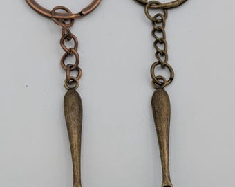 Bronze Mini Spoon Keychain, Apothecary Charm