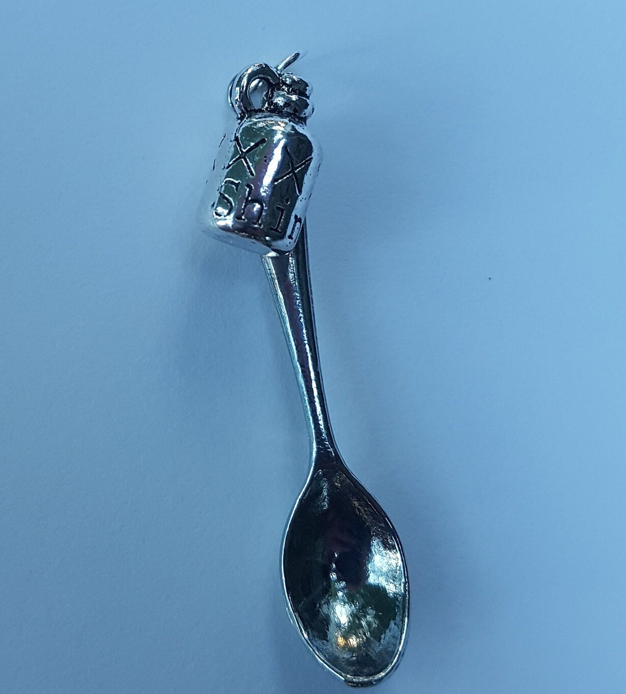 Moonshine Mini Spoon Pendant XXX Jug Necklace Charm Etsy