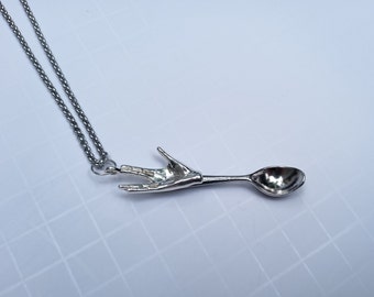 Spock Live Long Prosper Trek Inspired Mini Spoon Necklace