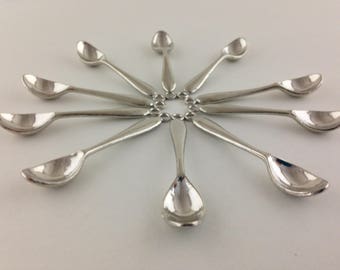 10 Mini Silver Spoon Pendants ~ Salt Spoons, Herb Scoops