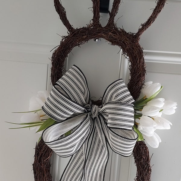 Grapevine bunny wreath