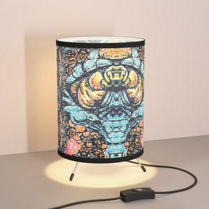 desk lamp modern, table lamp modern, futuristic light, ornate lamp, home decor custom art, artsy lamp, accent lamp, aesthetic lamp, light