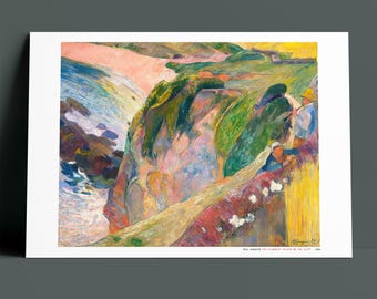 Paul Gauguin, The Flageolet Player On The Cliff, Archival Giclée Print Museum Quality