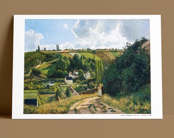 Camille Pissarro | Jalais Hill, French Impressionist Art, Archival Museum Quality Print