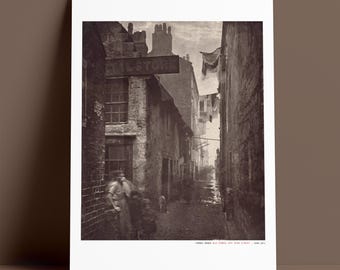 Thomas Annan, Old Vennel Off High Street, Glasgow Archival Print, 19th Century Scotland Photography