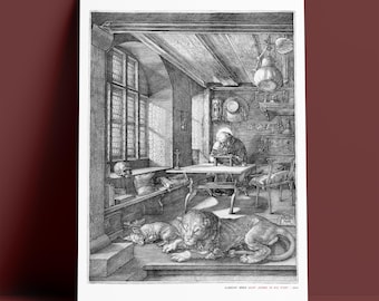 アルブレヒト・デューラー『書斎の聖ヒエロニムス』｜ドイツ