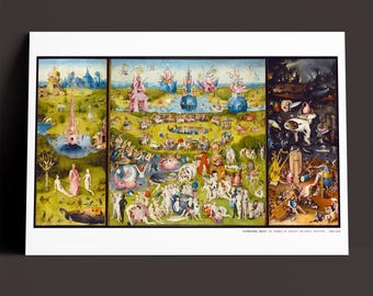 Bosch Garden of Earthly Delights – Museum Quality Giclée Print, Archival Cotton Rag