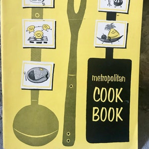 Vintage Recipe Booklet, Metropolitan Cookbook, 1964 Booklet, Mid Century Cookbooks, Vintage Dining, Vintage Kitchen, Cookbooks