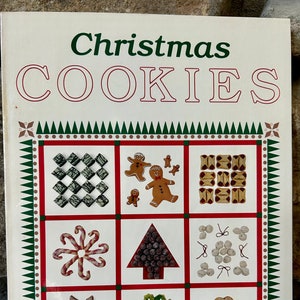 Vintage Christmas Cookies Book, 1986, Cookie Recipe Book, Cookie Cookbook, Vintage Cookbooks, Christmas Cookbook, 1980s Christmas, Shower