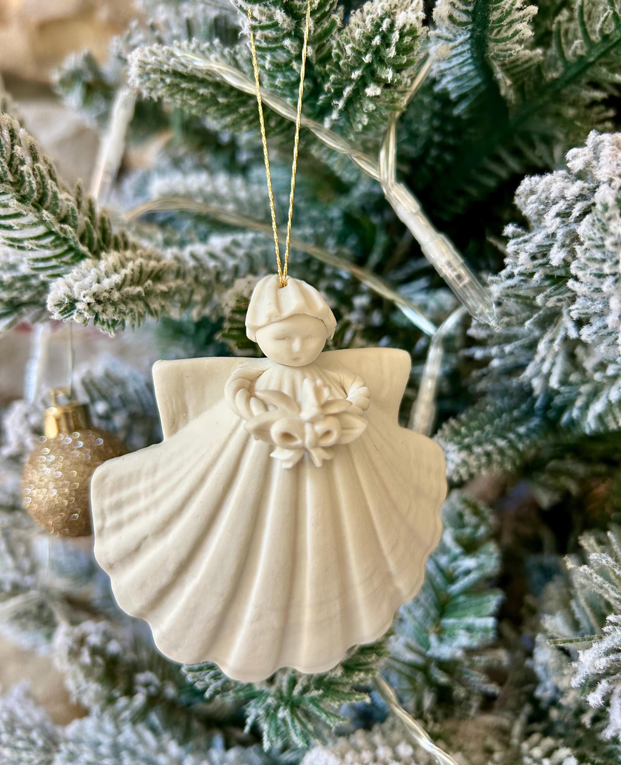 希少 マーガレットファーロング 陶器製クリスマスエンジェル＆スター オーナメント Porcelain Margaret Furlong Angel Ornaments - Etsy
