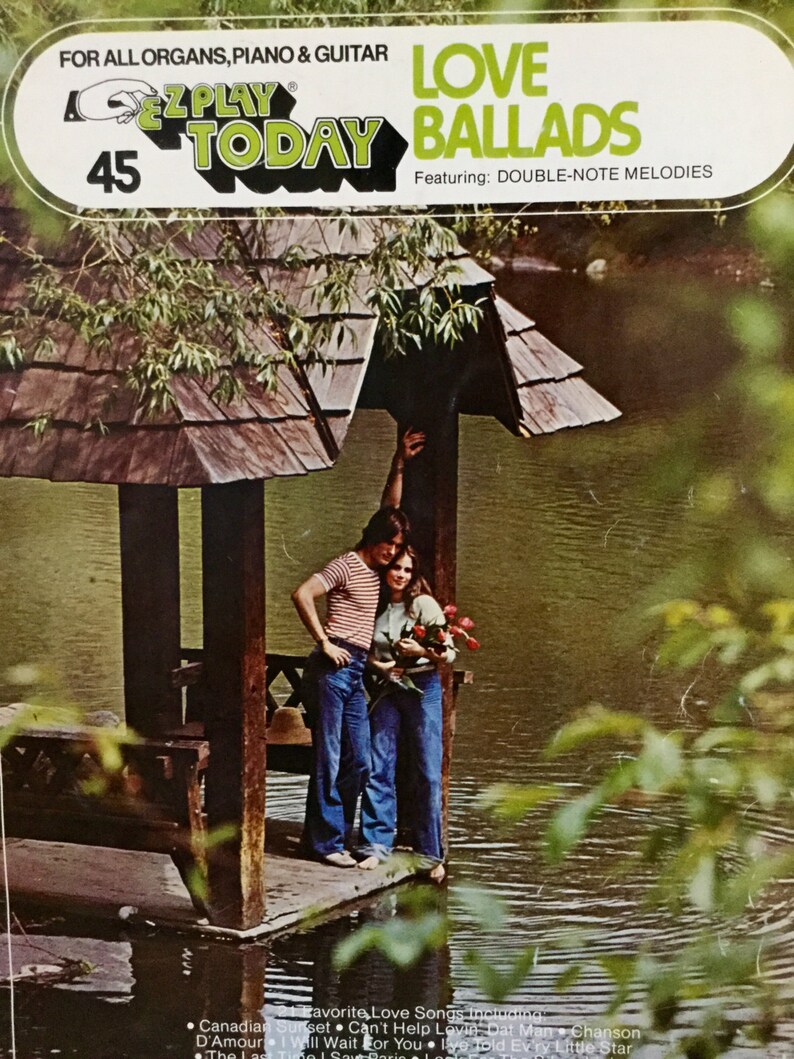 Vintage Sheet Music Booklet  1977   Organ   Piano Music  image 0