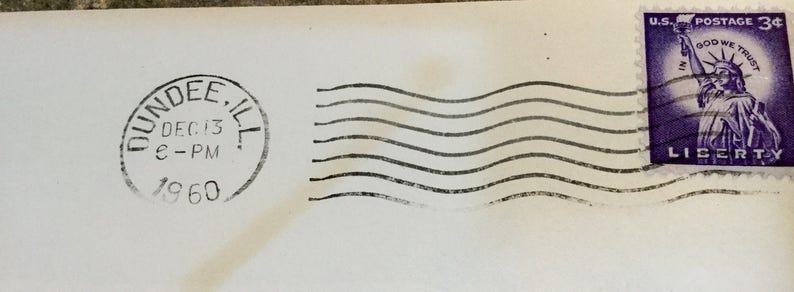 Vintage Christmas Cards Mid Century Cards Sunshine Line image 1