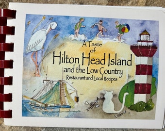 Vintage Hilton Head Island Cookbook, Low Country Cookbook, Gifts for the Cook, Hilton Head Memorabilia