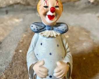 Vintage AA Importing Happy Circus Clown Bell, 1970s Home Decor, Vintage Clown, Vintage Ceramic Bell