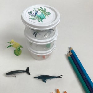 Marine Biologist Career Crate - kids activities - ocean activities - animal activity - sea creature animals - kids games - learning kits