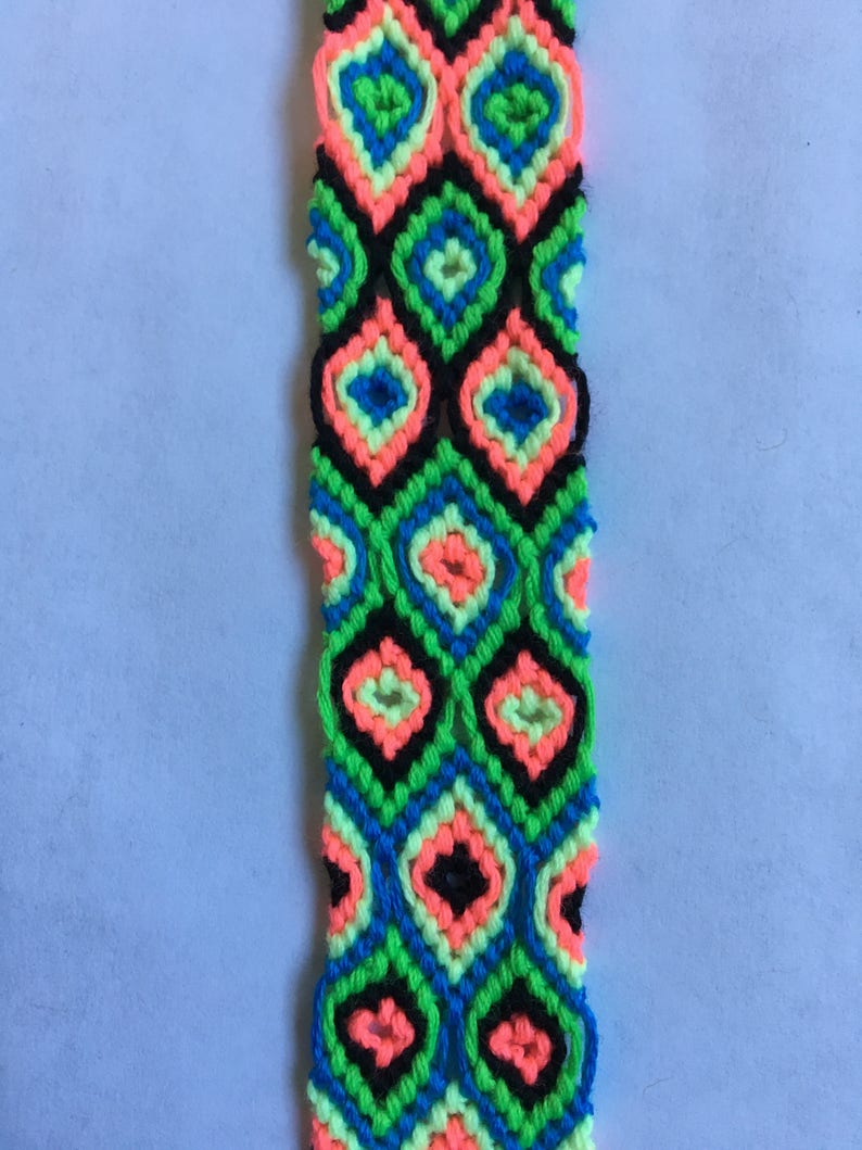 Lite Brite Diamond Eye Friendship Bracelet