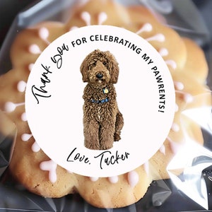 Dog Wedding Favor Stickers, Pet Wedding Labels, Doggie Bag Wedding, Thank You Stickers, I Do Too, Thank You For Celebrating My Pawrents