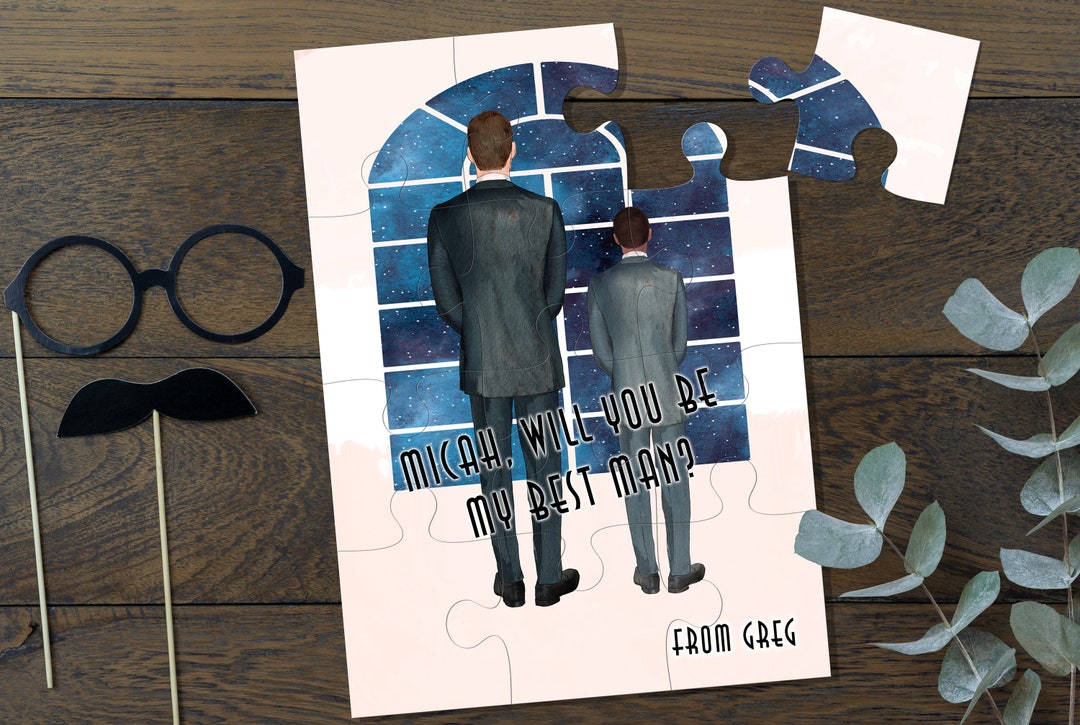 Will You Be My Junior Groomsman Puzzle - Best Man Proposal