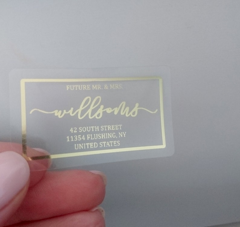 Custom Return Address Labels