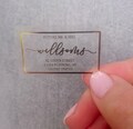 Custom Return Address Labels/ FOIL Wedding Address Labels/ Return Mailing Stickers/ Gold/ Silver Transparent Address Return Labels product logo